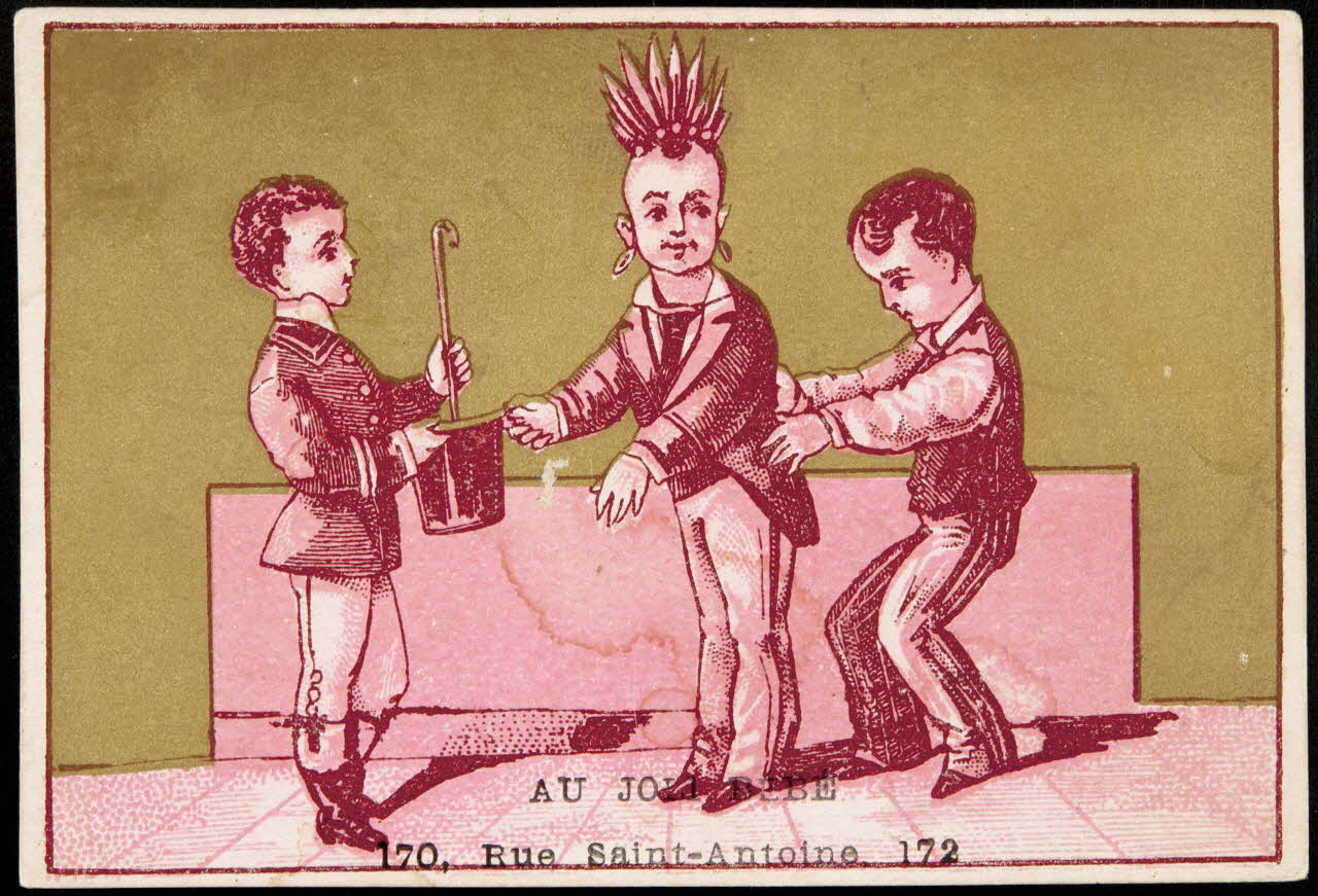 Mertens Léon carte réclame chromo Paris 1920 1995.1.1776.2 Photo