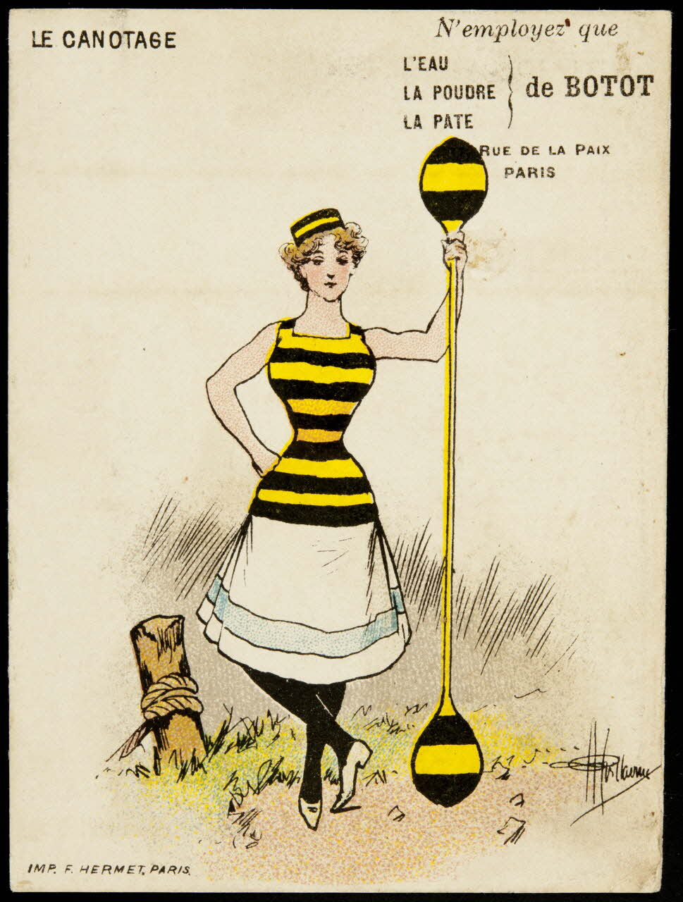 Guillaume ; Hermet Félix carte réclame chromo Paris 1875-1876 1995.1.1781.2 Photo