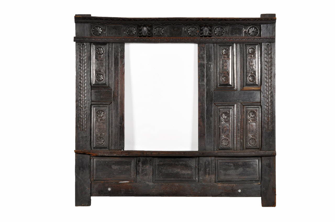 devant de lit clos Bretagne, France 1659 1966.28.1.1 Photo Mucem