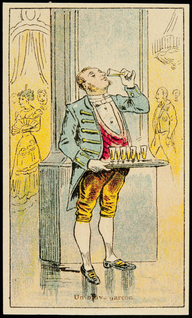 Hermet Félix ; Belleville carte réclame chromo Paris 1875-1876 1995.1.1784.1 Photo