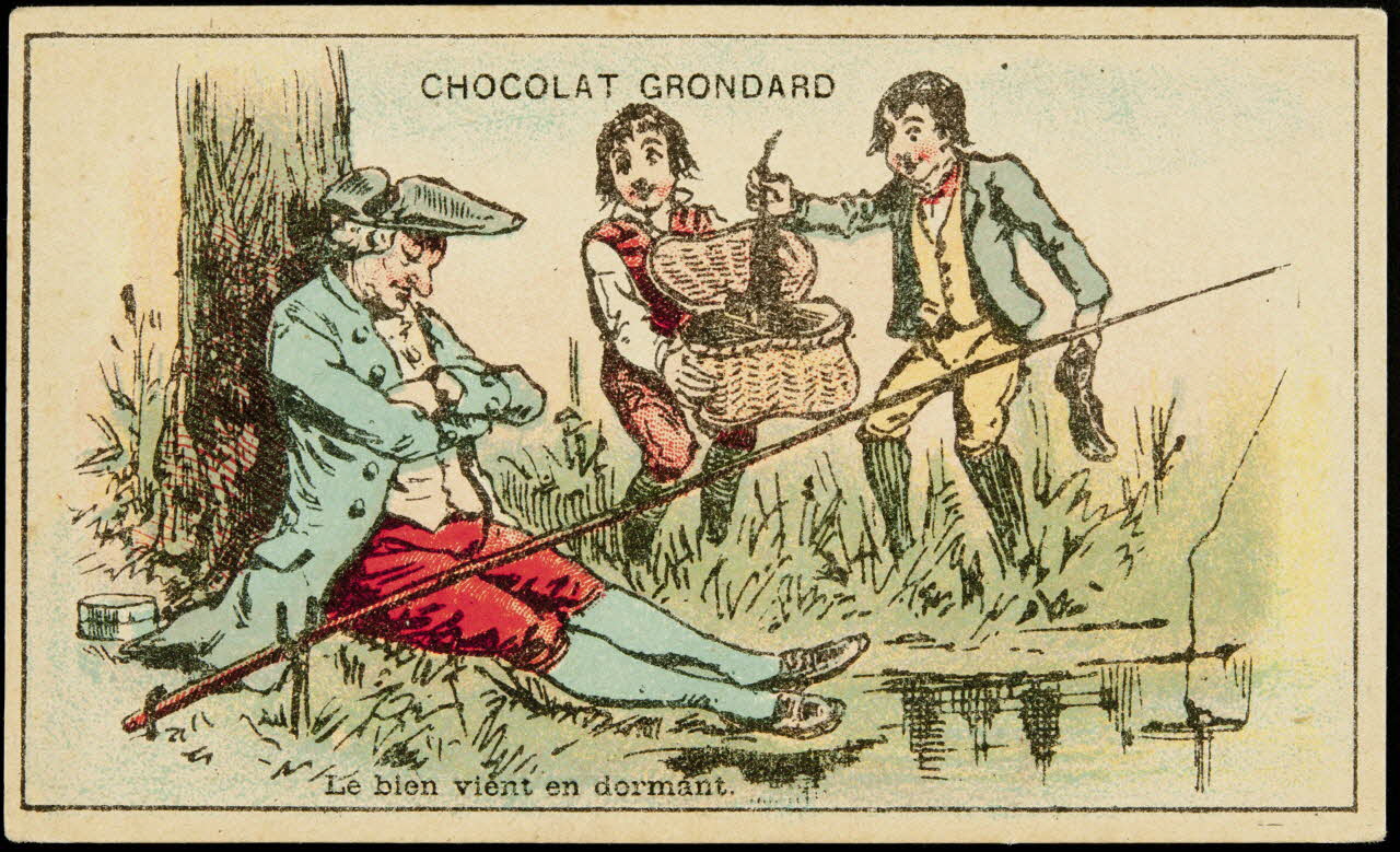 Hermet Félix ; Belleville carte réclame chromo Paris 1875-1876 1995.1.1784.2 Photo