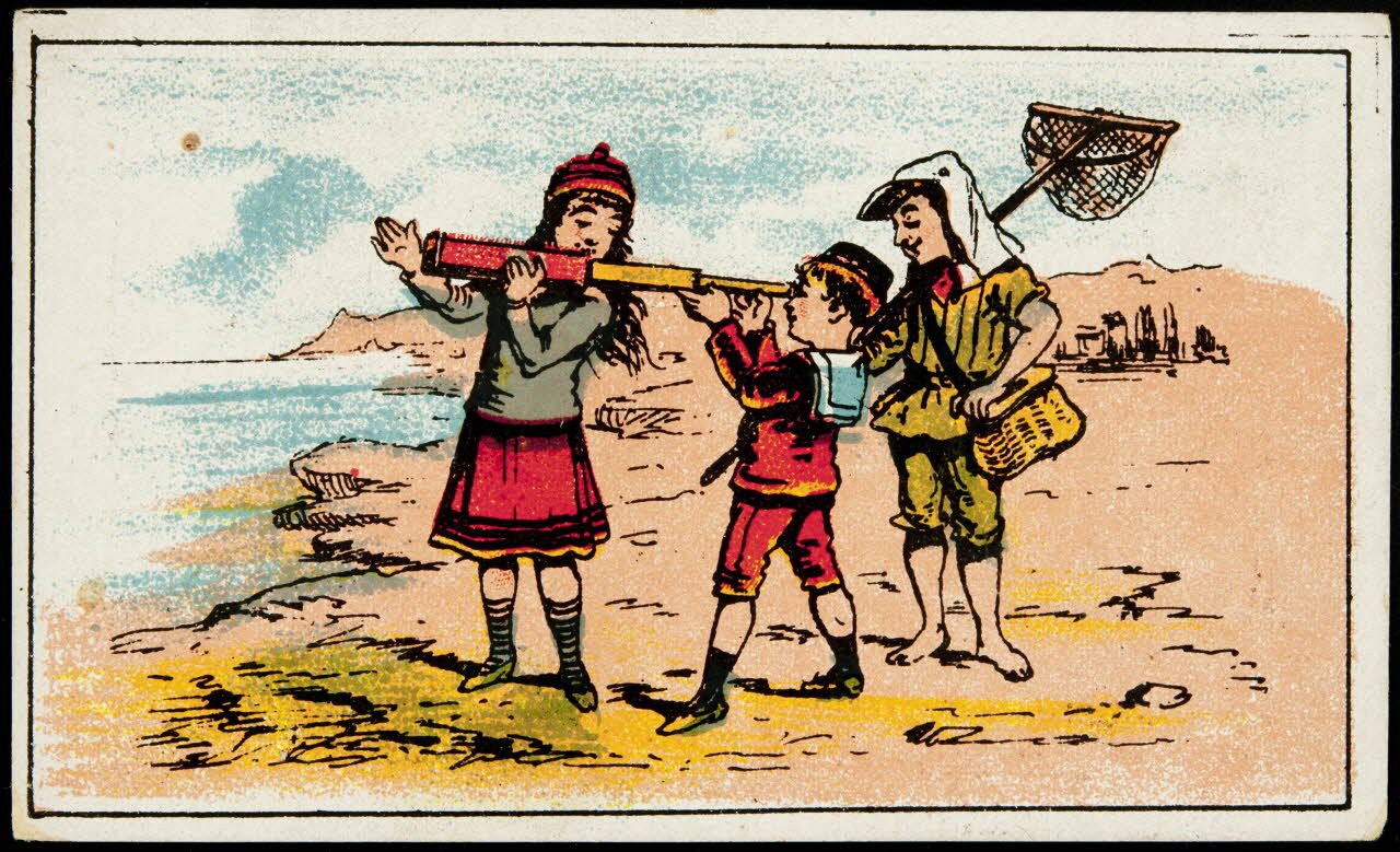 Hermet Félix ; Belleville carte réclame chromo Paris 1875-1876 1995.1.1784.5 Photo