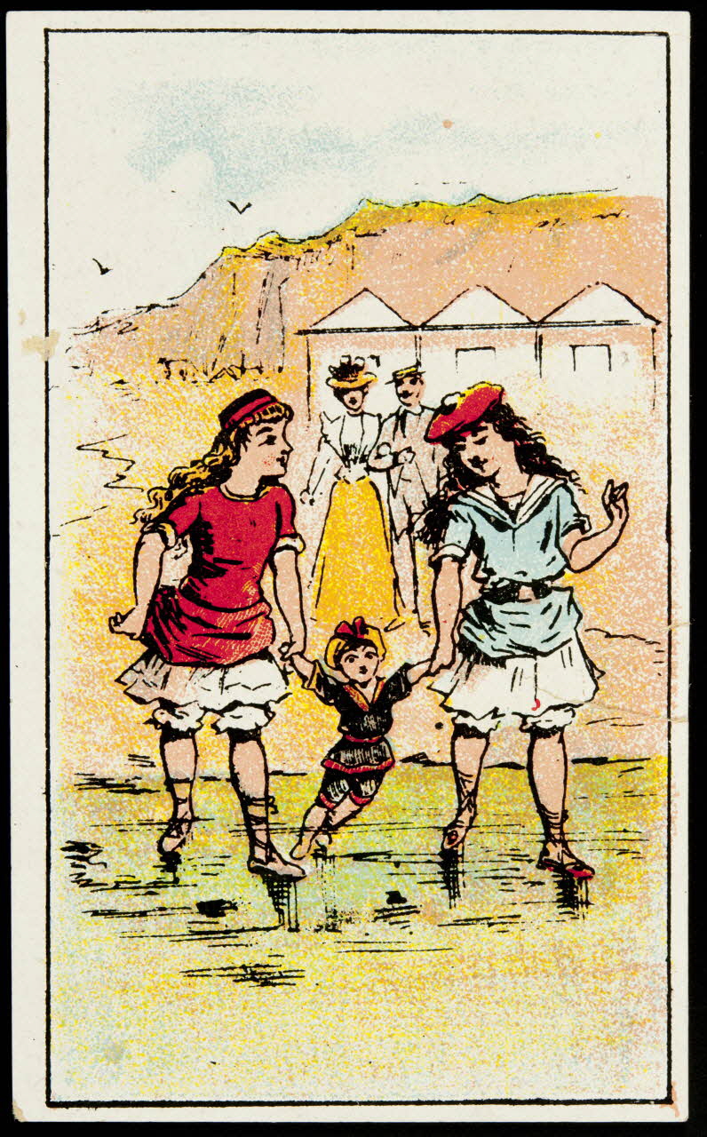 Hermet Félix ; Belleville carte réclame chromo Paris 1875-1876 1995.1.1784.9 Photo