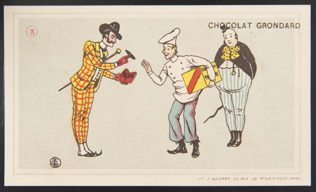 Hermet Félix carte réclame chromo Paris 1875-1876 1995.1.1787.3 Photo