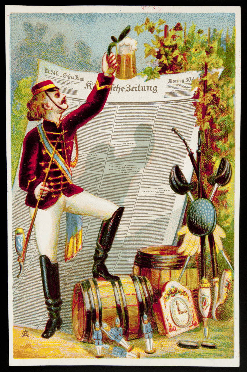 Alfred Clarey carte réclame chromo Paris 1878-1893 1995.1.179.12 Photo