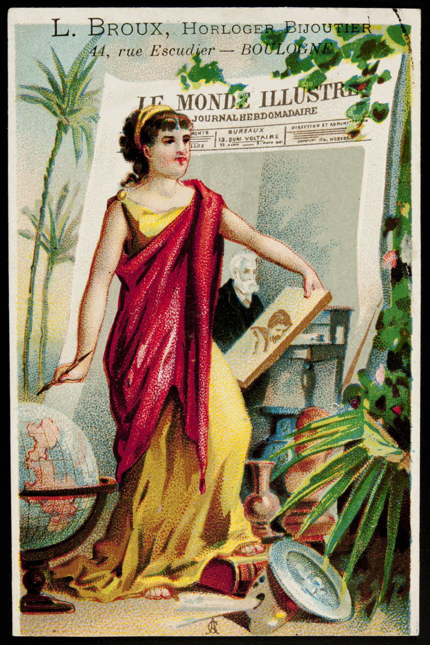 Alfred Clarey carte réclame chromo Paris 1878-1893 1995.1.179.14 Photo