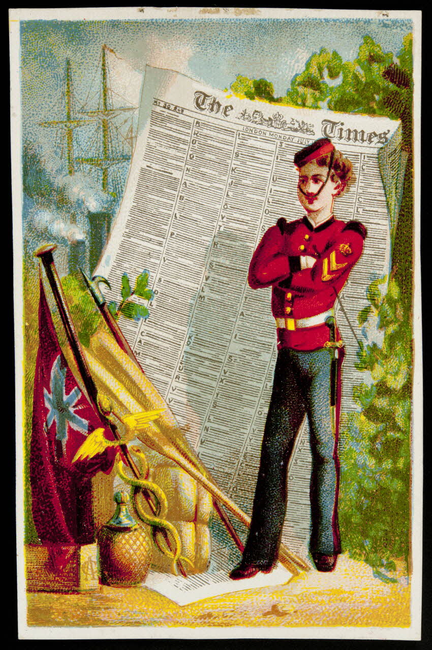 Alfred Clarey carte réclame chromo Paris 1878-1893 1995.1.179.23 Photo