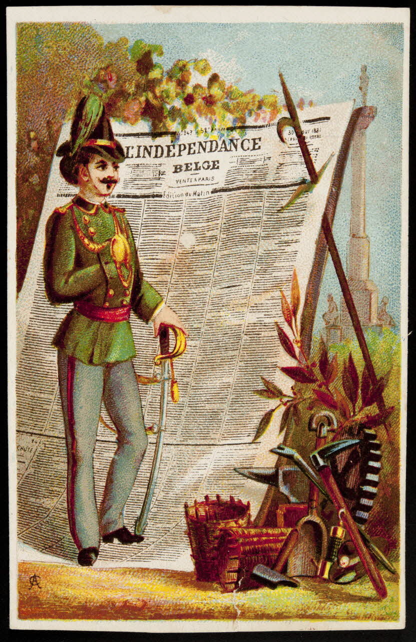 Alfred Clarey carte réclame chromo Paris 1878-1893 1995.1.179.9 Photo