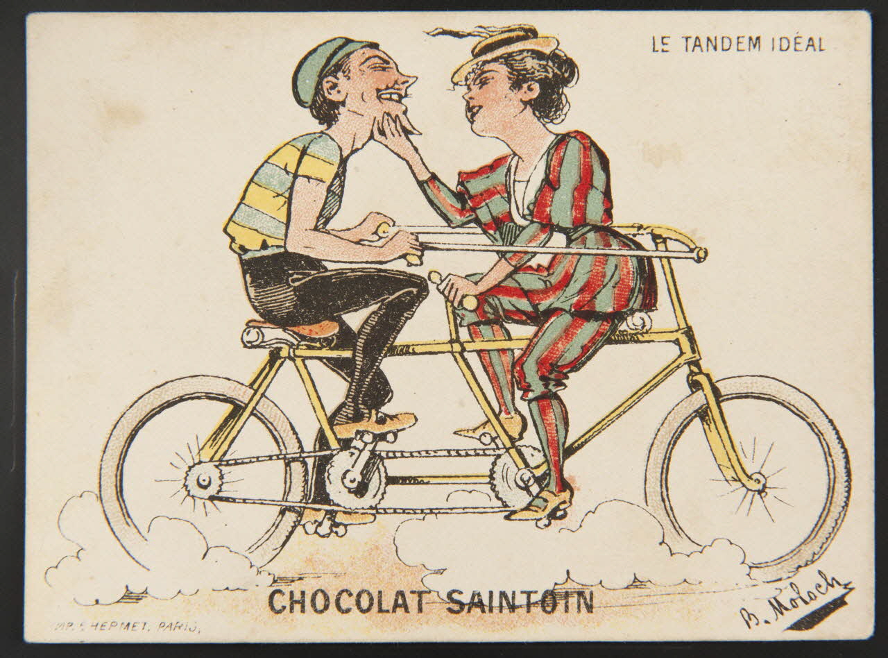 B. Moloch ; Hermet Félix carte réclame chromo Paris 1875-1876 1995.1.1790.7 Photo