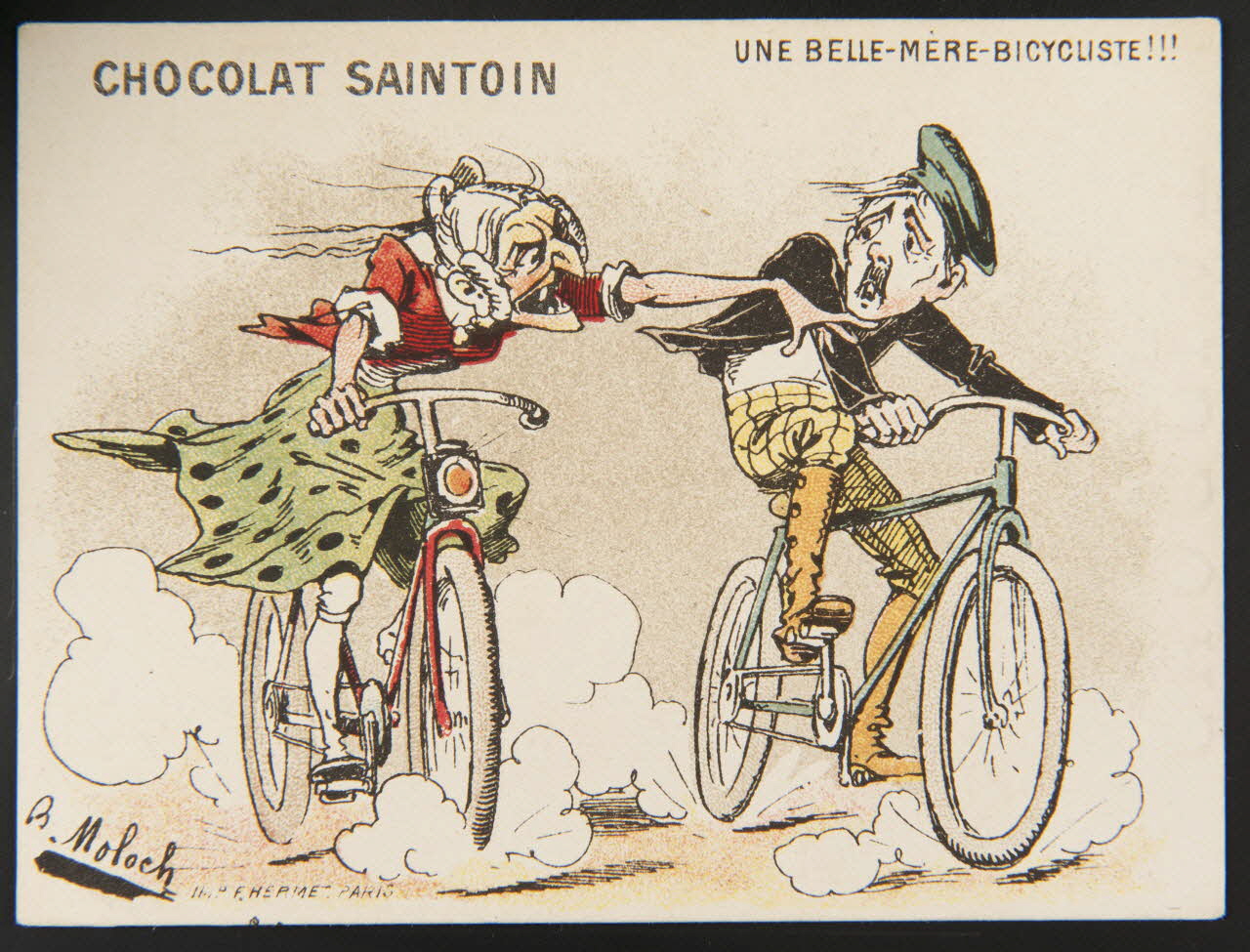 B. Moloch ; Hermet Félix carte réclame chromo Paris 1875-1876 1995.1.1790.9 Photo