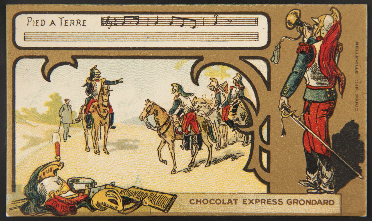 Hermet Félix ; Belleville carte réclame chromo Paris 1875-1876 1995.1.1794.15 Photo