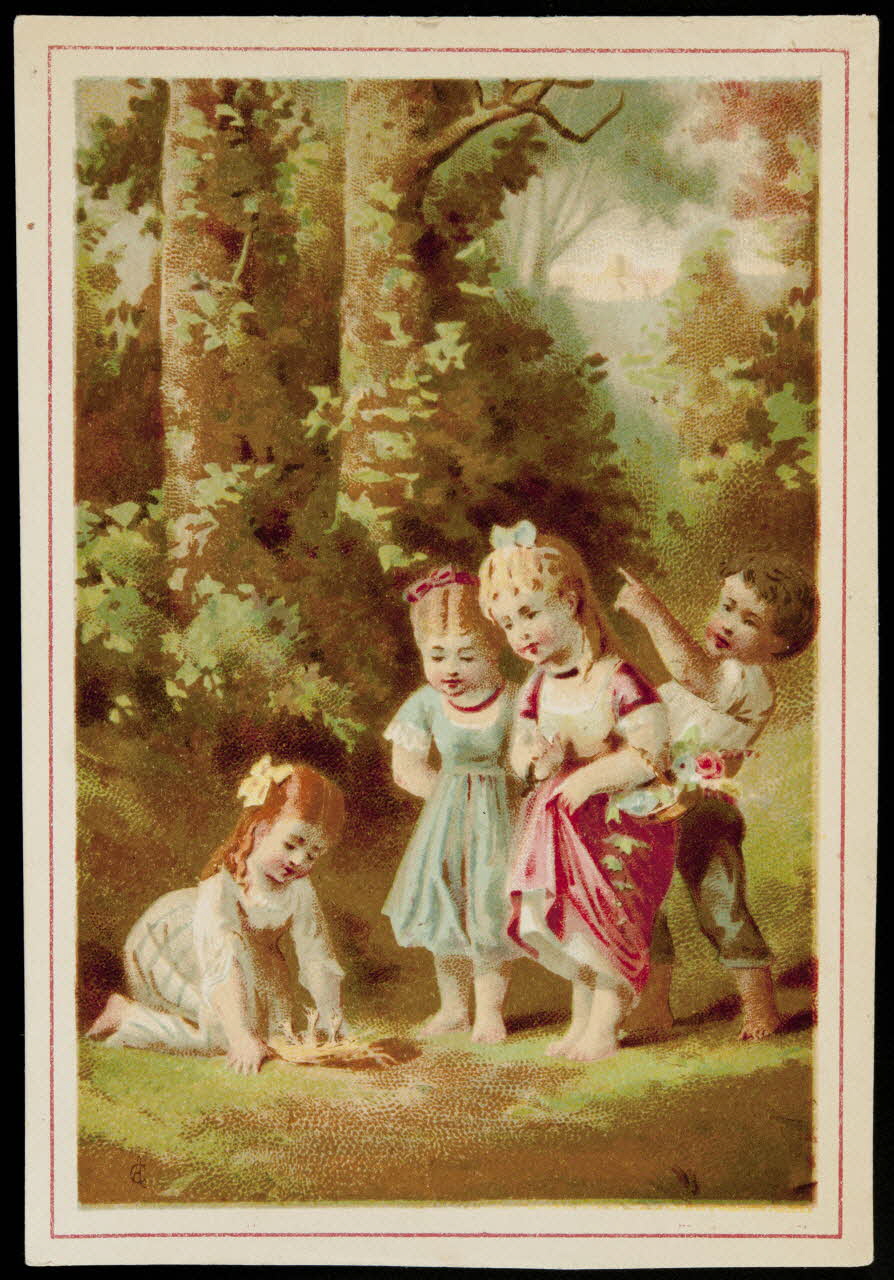 Alfred Clarey carte réclame chromo Paris 1878-1893 1995.1.180.1 Photo