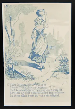 Clamaron carte réclame chromo France 1870-1890 1995.1.1800.2 Photo