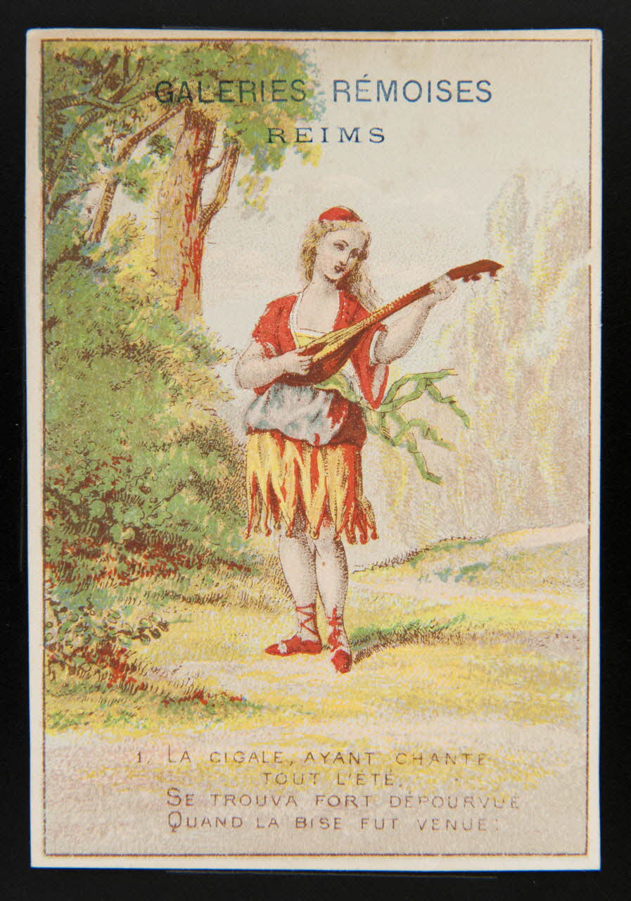 Clamaron carte réclame chromo France 1870-1890 1995.1.1801.1 Photo