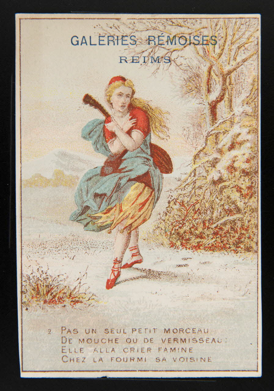 Clamaron carte réclame chromo France 1870-1890 1995.1.1801.2 Photo