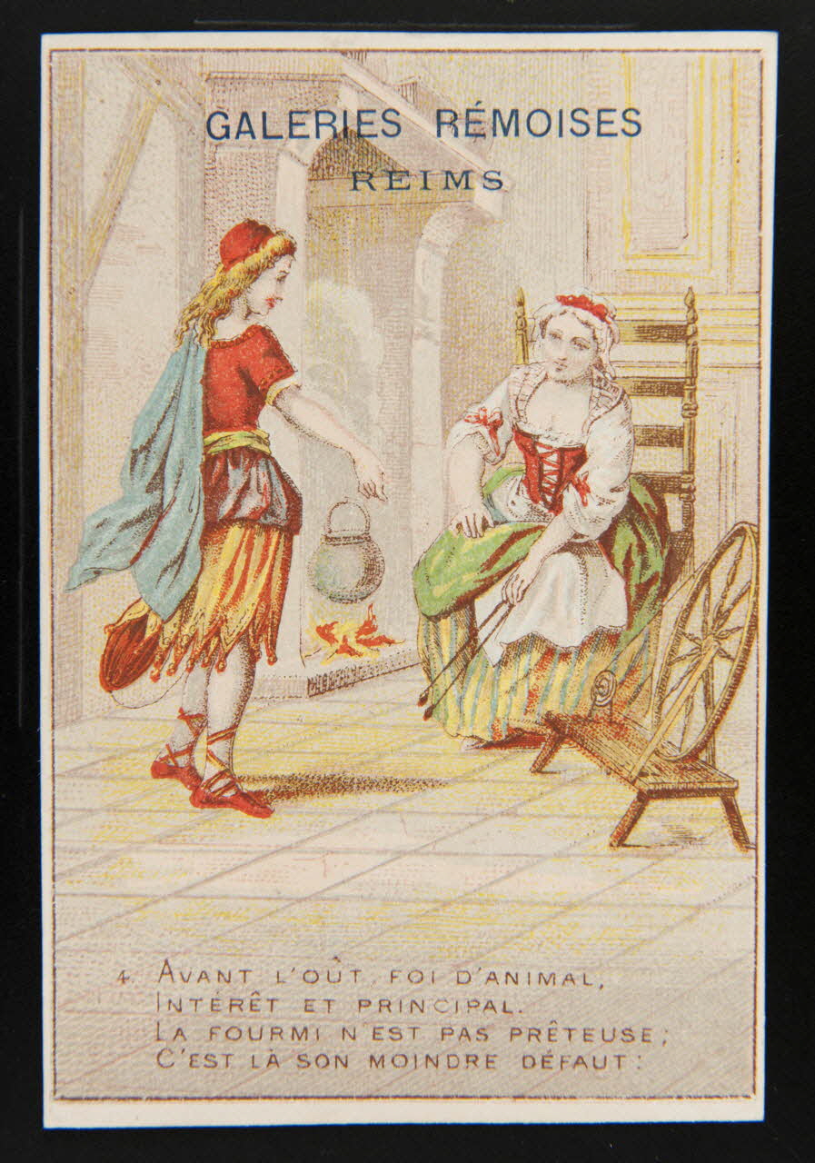 Clamaron carte réclame chromo France 1870-1890 1995.1.1801.4 Photo