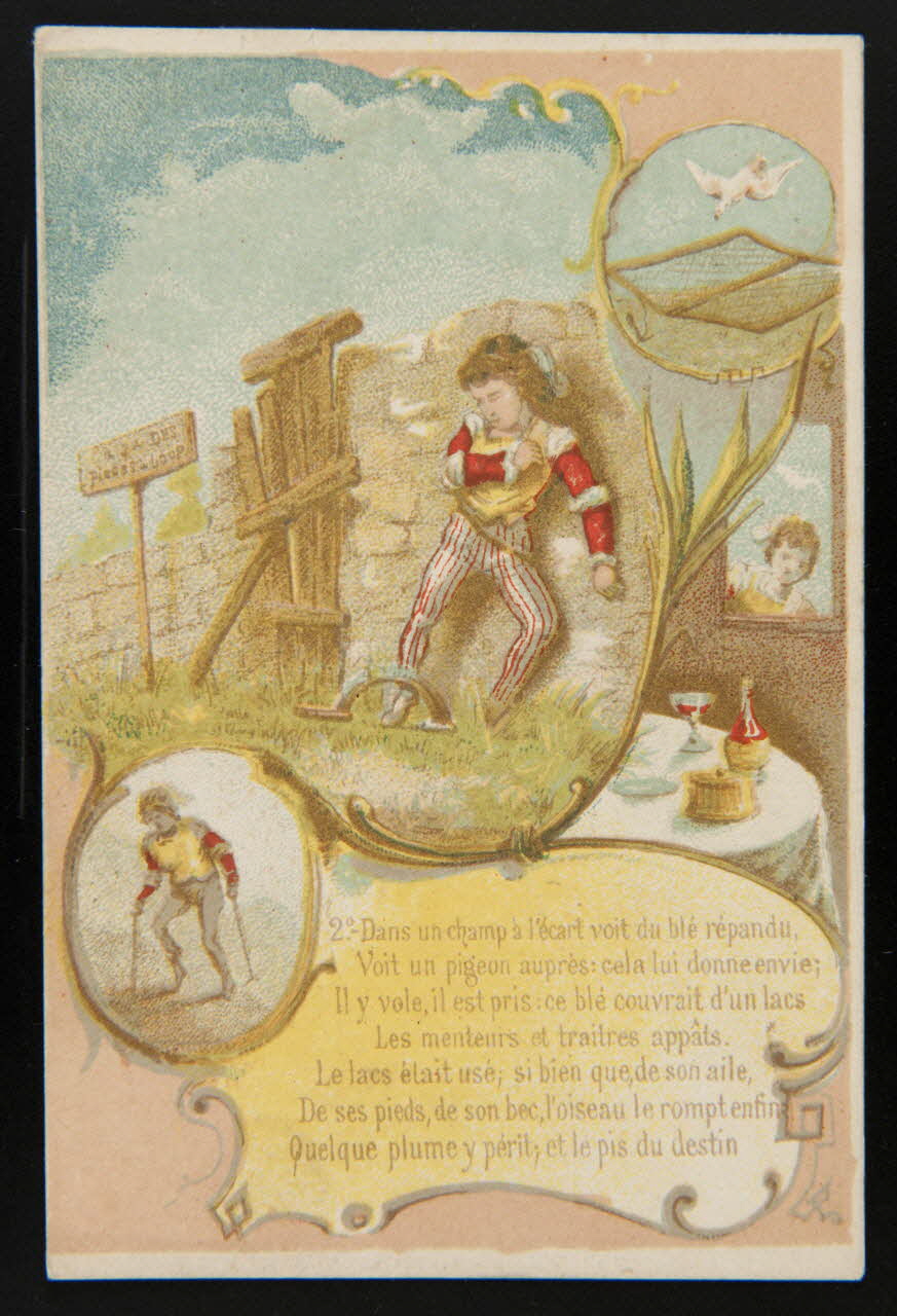 Clamaron carte réclame chromo France 1870-1890 1995.1.1802.1 Photo