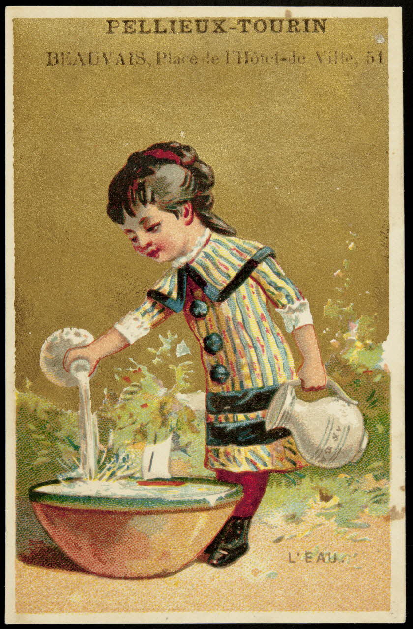 E. Capon carte réclame chromo Paris 1880-1900 1995.1.1805.1 Photo