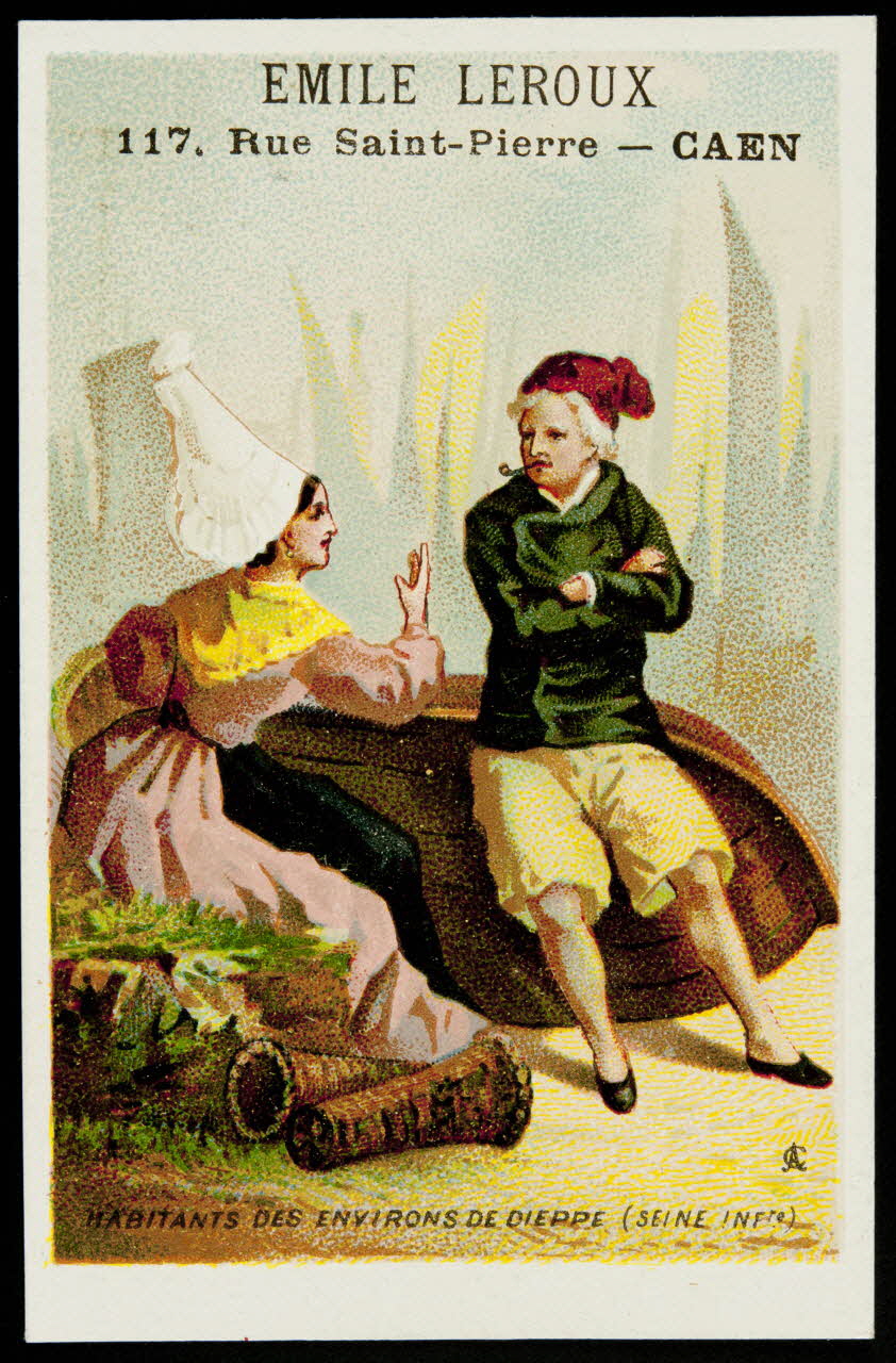 Alfred Clarey carte réclame chromo Paris 1878-1893 1995.1.181.2 Photo