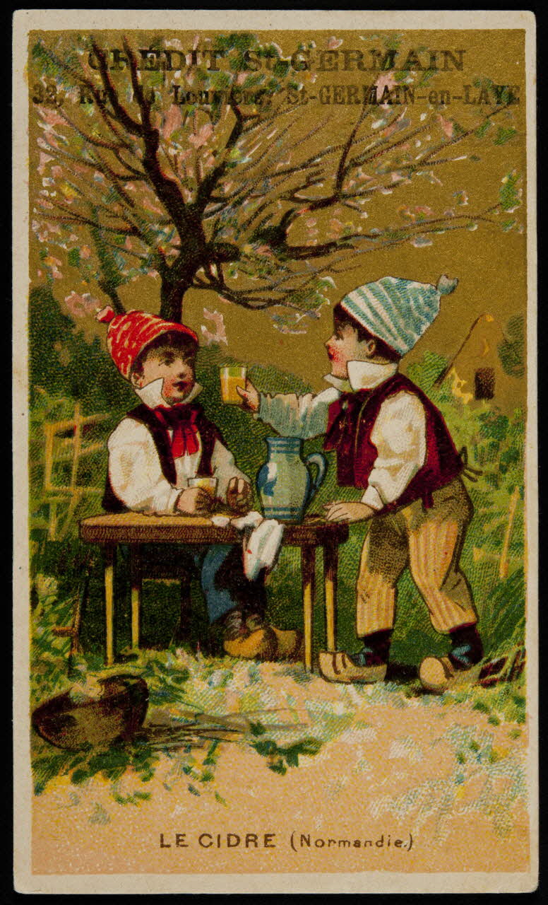 carte réclame chromo Dôle 1880-1900 1995.1.1815.2 Photo