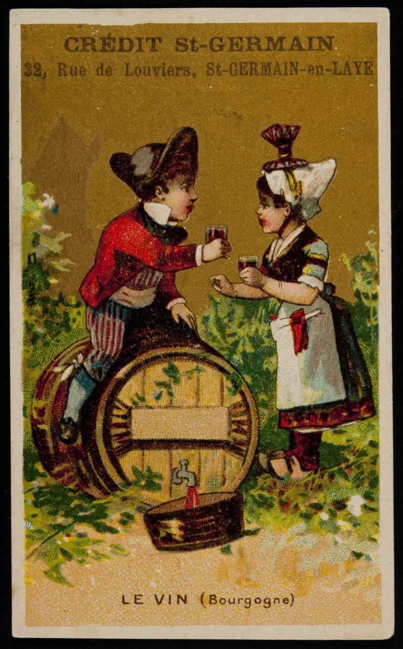 carte réclame chromo Dôle 1880-1900 1995.1.1815.4 Photo