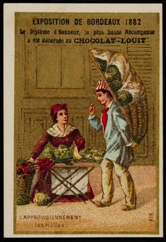carte réclame chromo Dôle 1880-1882 1995.1.1817.1  Photo