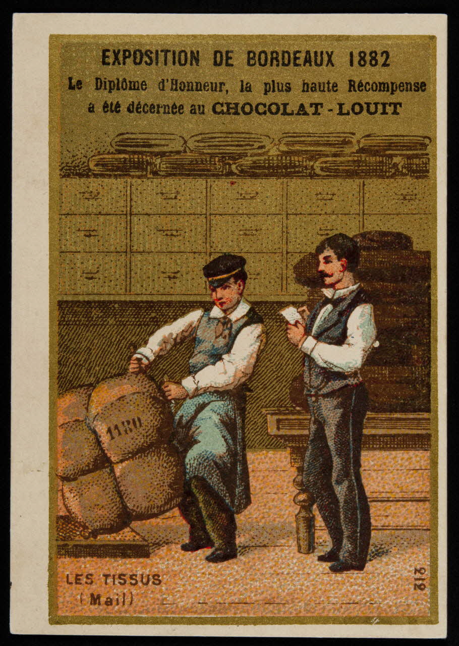 carte réclame chromo Dôle 1880-1882 1995.1.1817.2 Photo