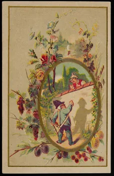 carte réclame chromo Dôle 1880-1900 1995.1.1819.4 Photo