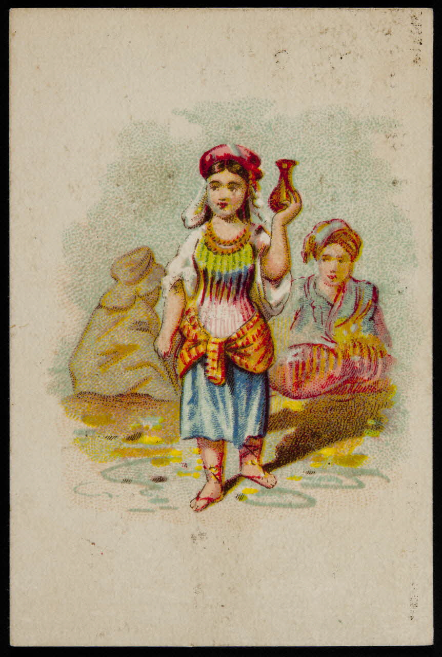 Abadie carte réclame chromo Dôle 1880-1900 1995.1.1823.2 Photo