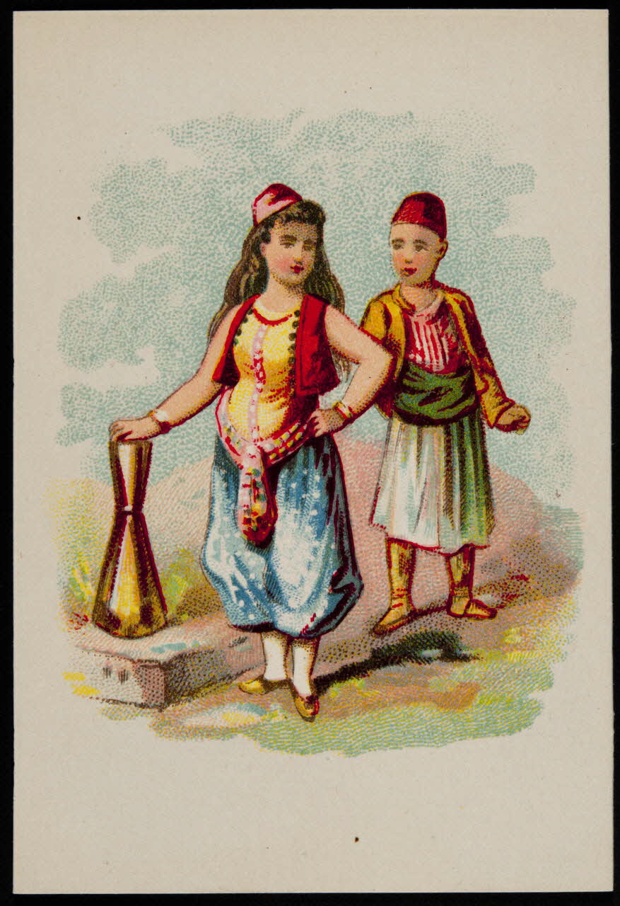 Abadie carte réclame chromo Dôle 1880-1900 1995.1.1823.3 Photo