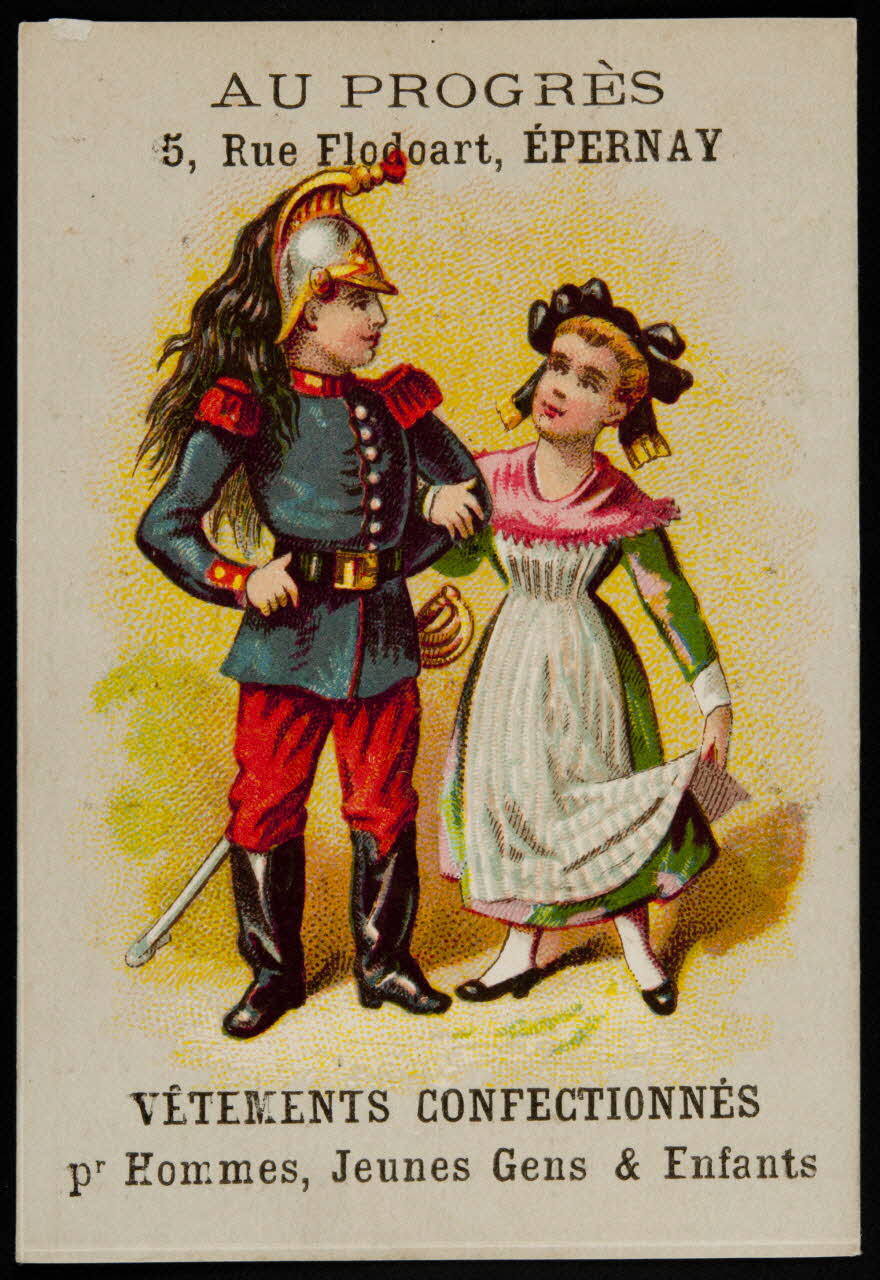 Dufour L. carte réclame chromo Dôle 1880-1900 1995.1.1823.4 Photo