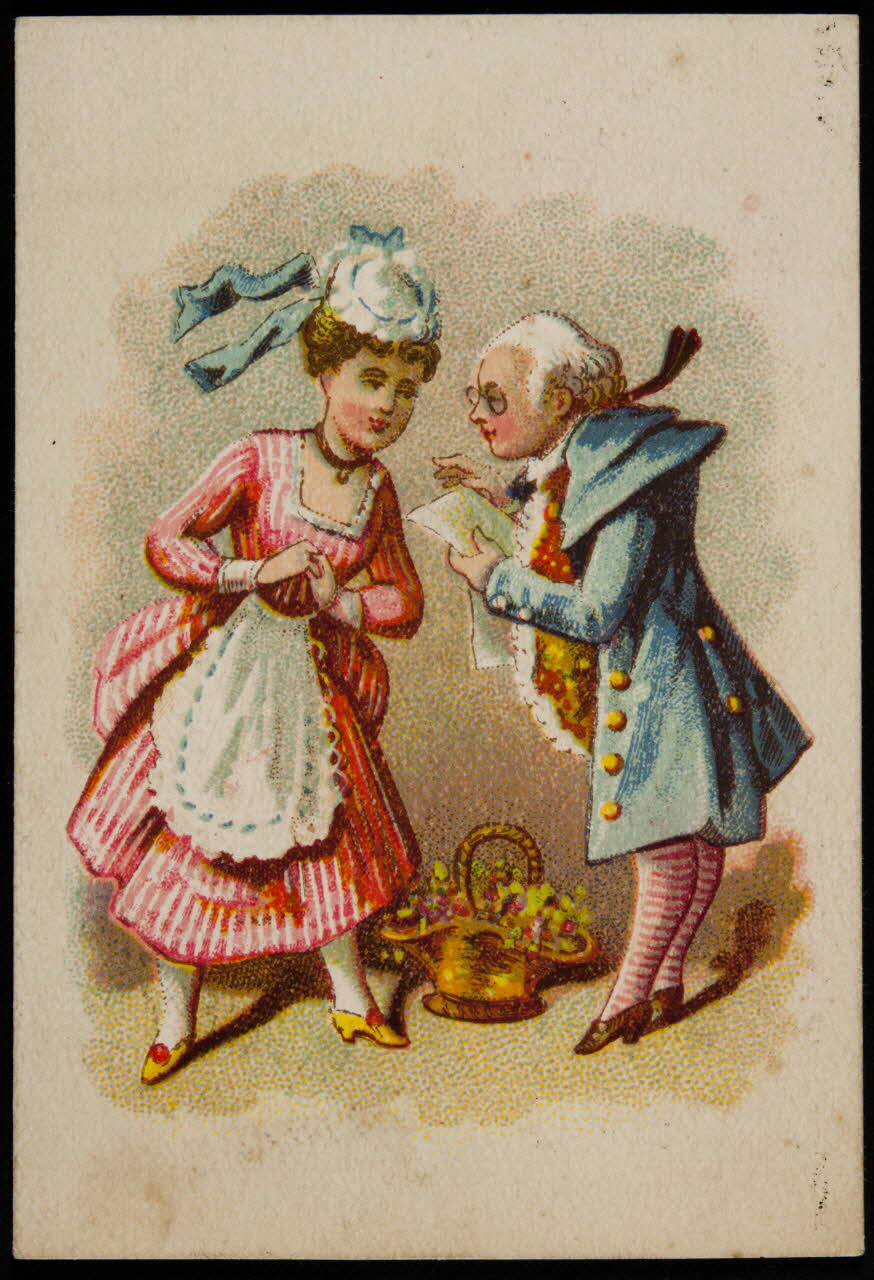 Abadie carte réclame chromo Dôle 1880-1900 1995.1.1823.9 Photo