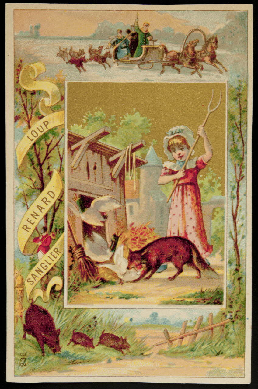 carte réclame chromo Dôle 1880-1900 1995.1.1824.6 Photo