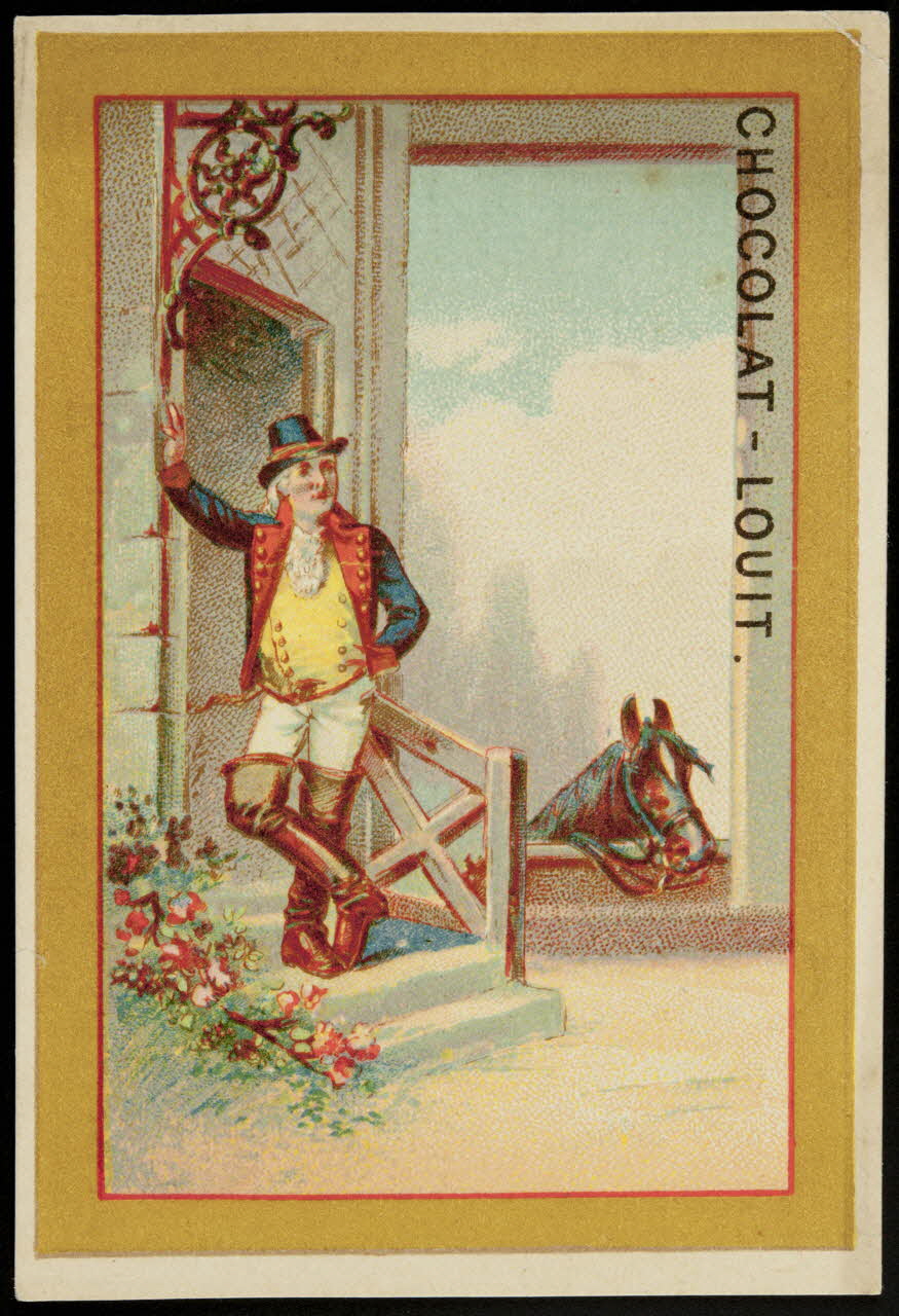 carte réclame chromo Paris 1880-1900 1995.1.1826.2 Photo