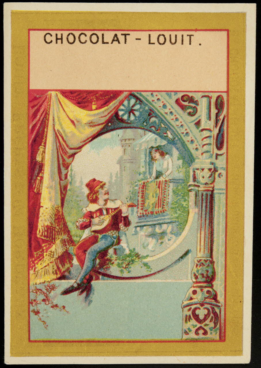 carte réclame chromo Paris 1880-1900 1995.1.1826.5 Photo