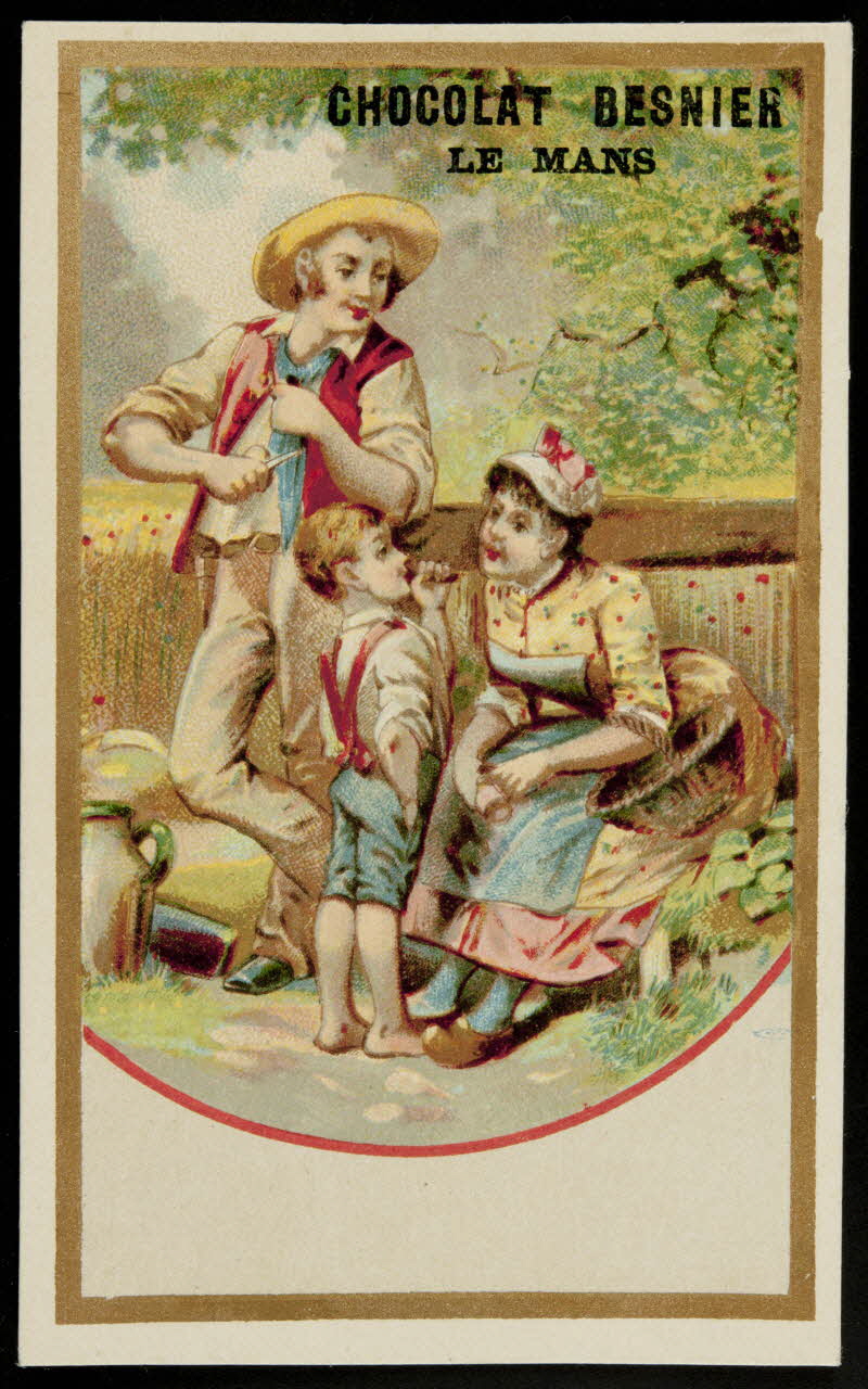 carte réclame chromo Paris 1886-1893 1995.1.1827.3 Photo