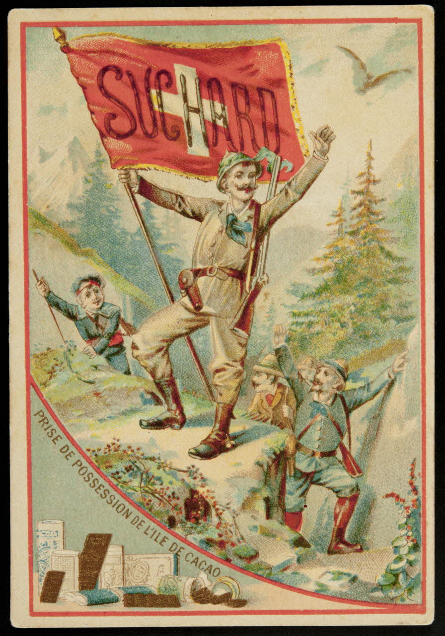 carte réclame chromo Paris 1880-1900 1995.1.1828.2 Photo