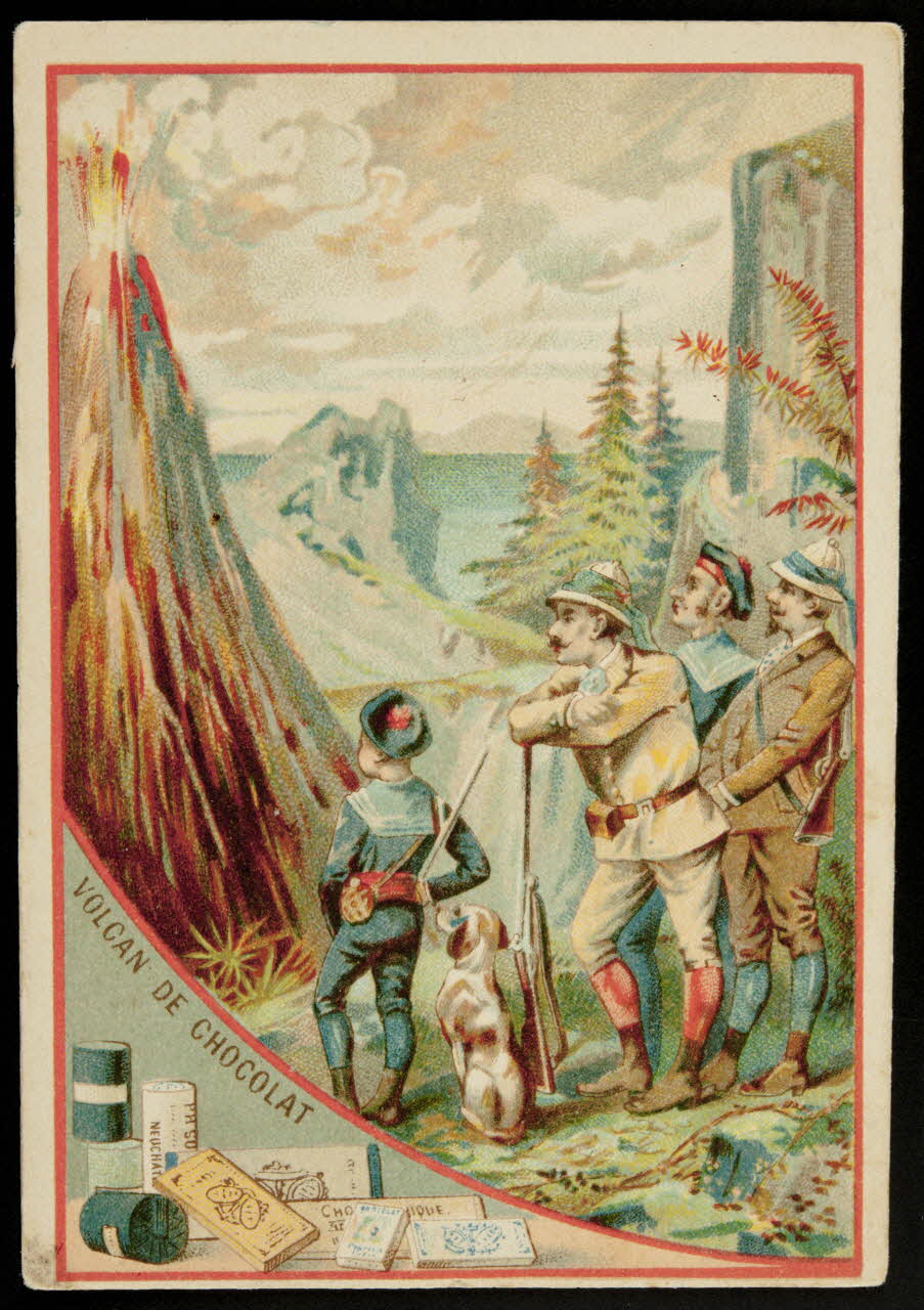 carte réclame chromo Paris 1880-1900 1995.1.1828.4 Photo