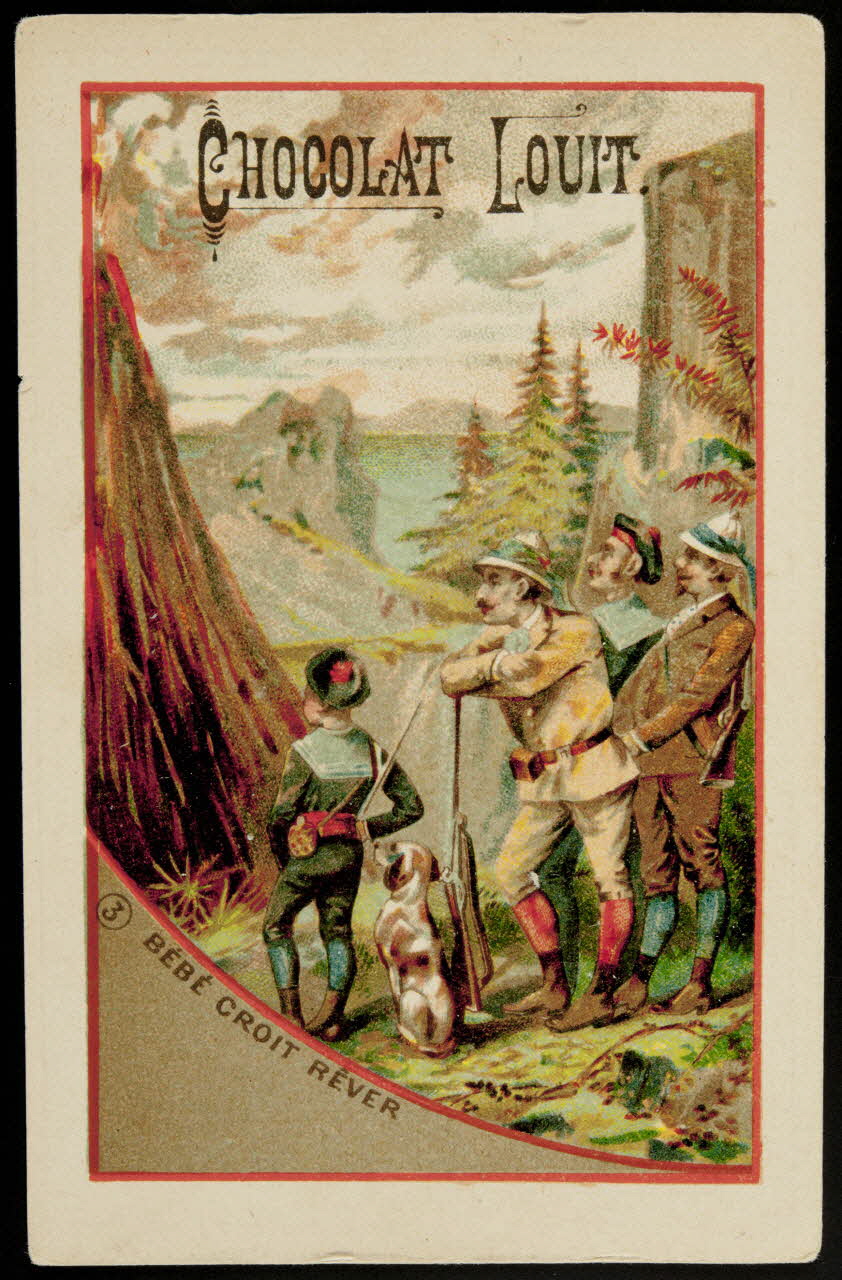 carte réclame chromo Paris 1880-1900 1995.1.1828.5 Photo