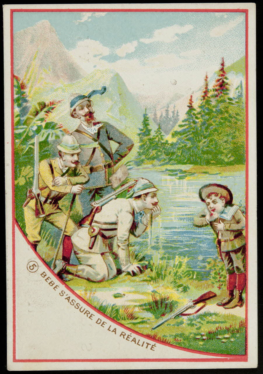 carte réclame chromo Paris 1880-1900 1995.1.1828.8 Photo