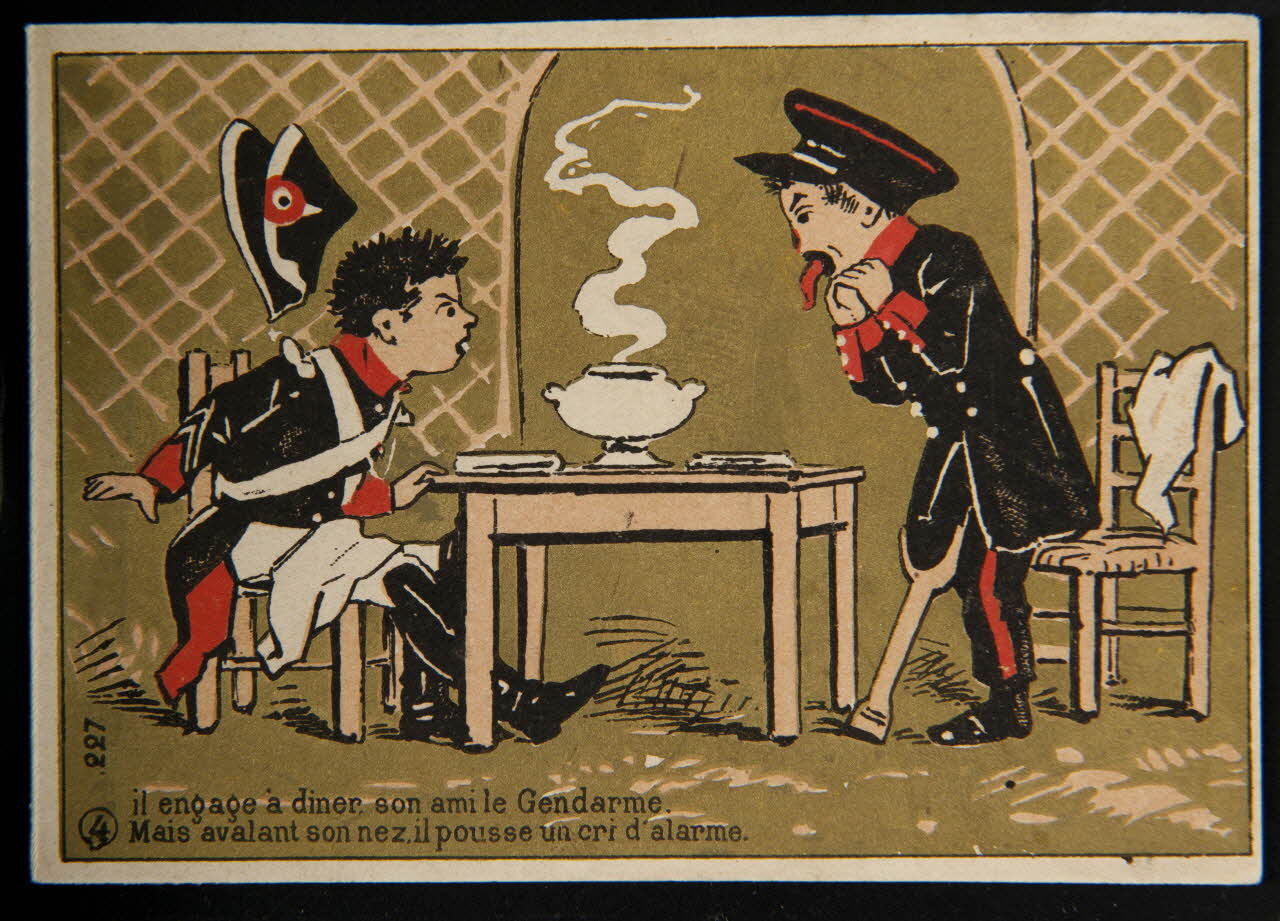 carte réclame chromo Paris 1880-1900 1995.1.1831.4 Photo