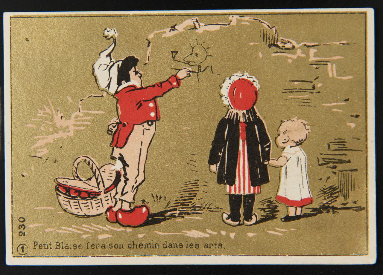 Dufour L. carte réclame chromo Reims 1920 1995.1.1832.1 Photo
