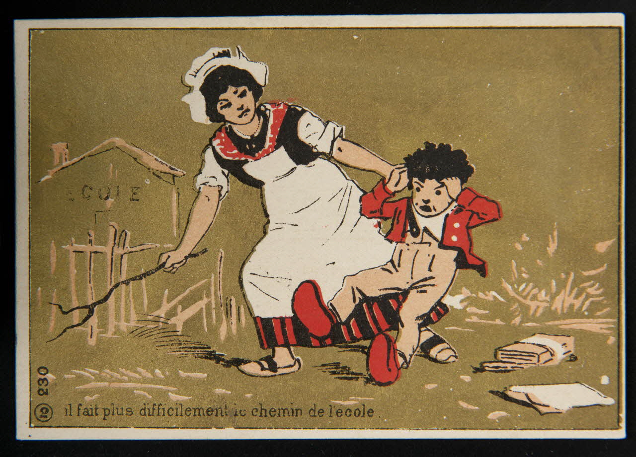 Dufour L. carte réclame chromo Reims 1920 1995.1.1832.2 Photo