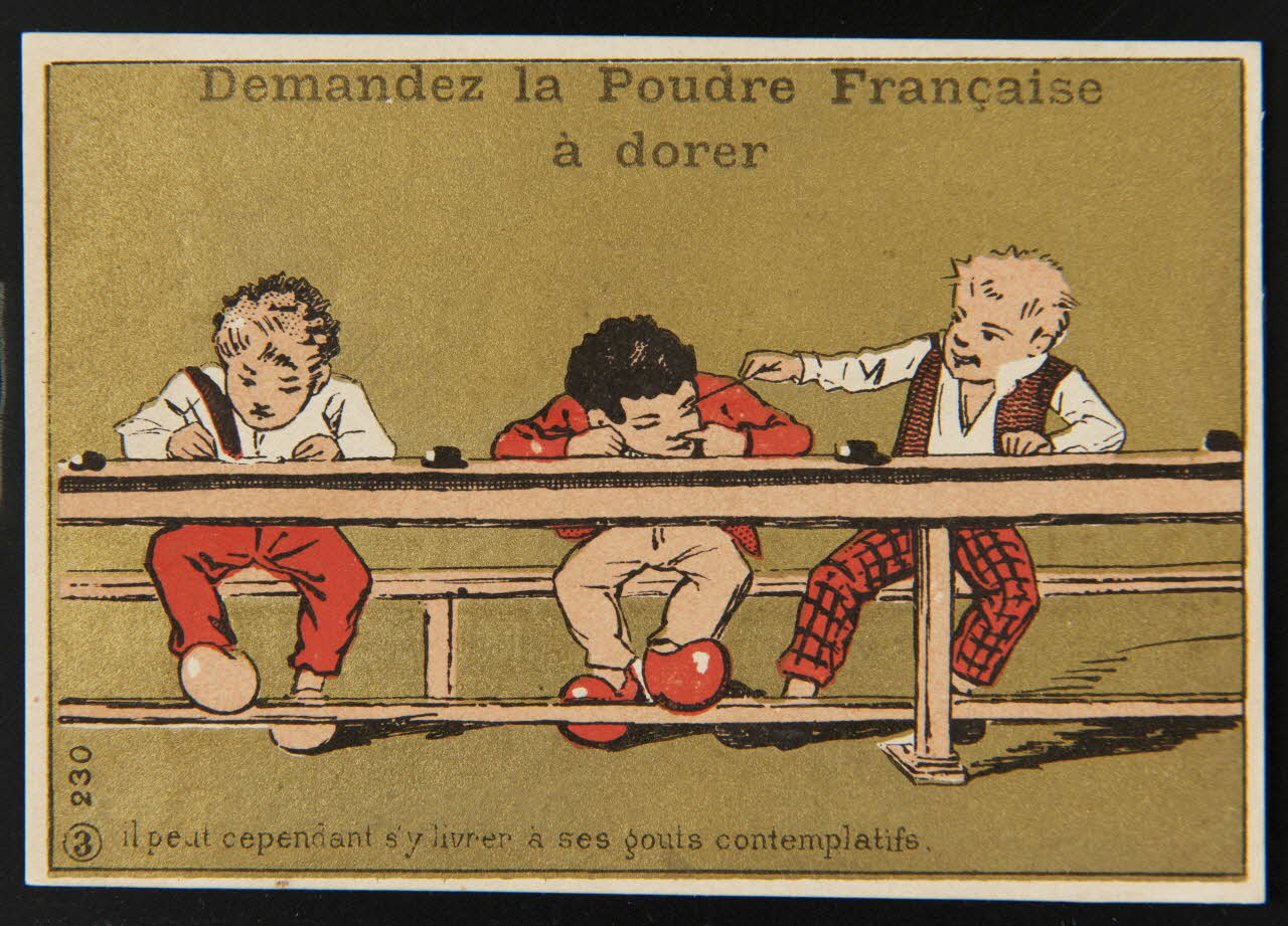 Dufour L. carte réclame chromo Reims 1920 1995.1.1832.3 Photo