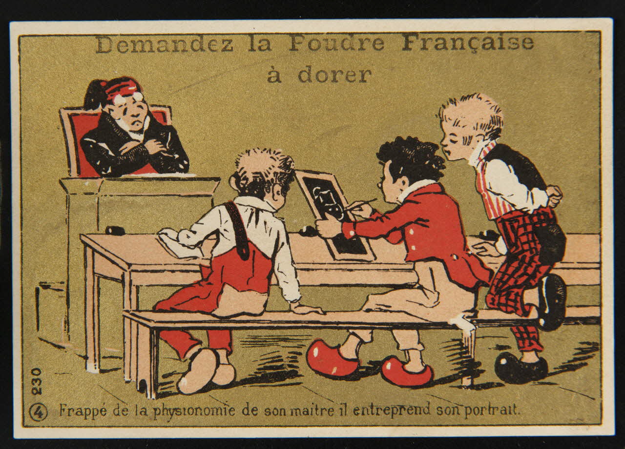 Dufour L. carte réclame chromo Reims 1920 1995.1.1832.4 Photo