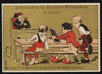 Dufour L. carte réclame chromo Reims 1920 1995.1.1832.4 Photo