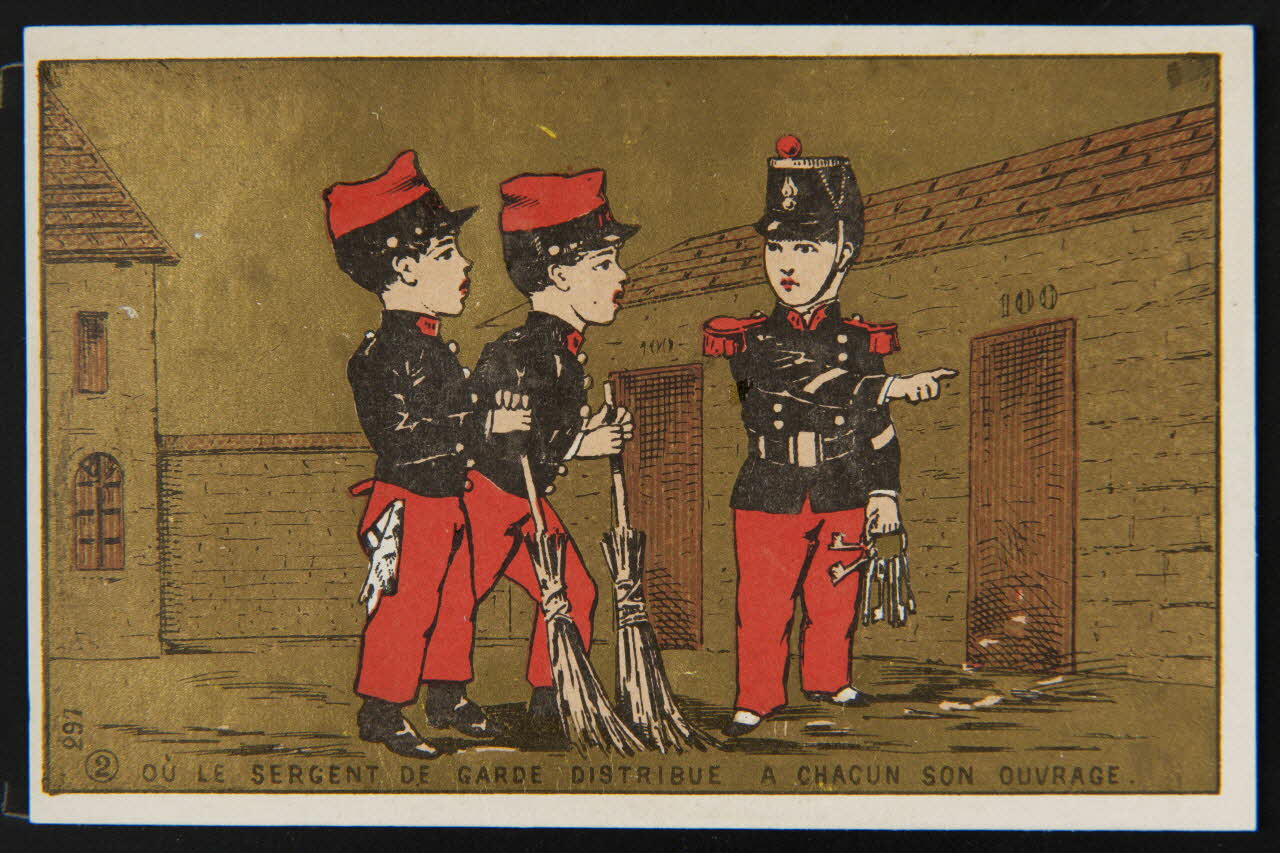 carte réclame chromo Paris 1880-1900 1995.1.1834.2 Photo