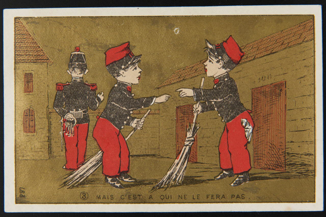 carte réclame chromo Paris 1880-1900 1995.1.1834.3 Photo