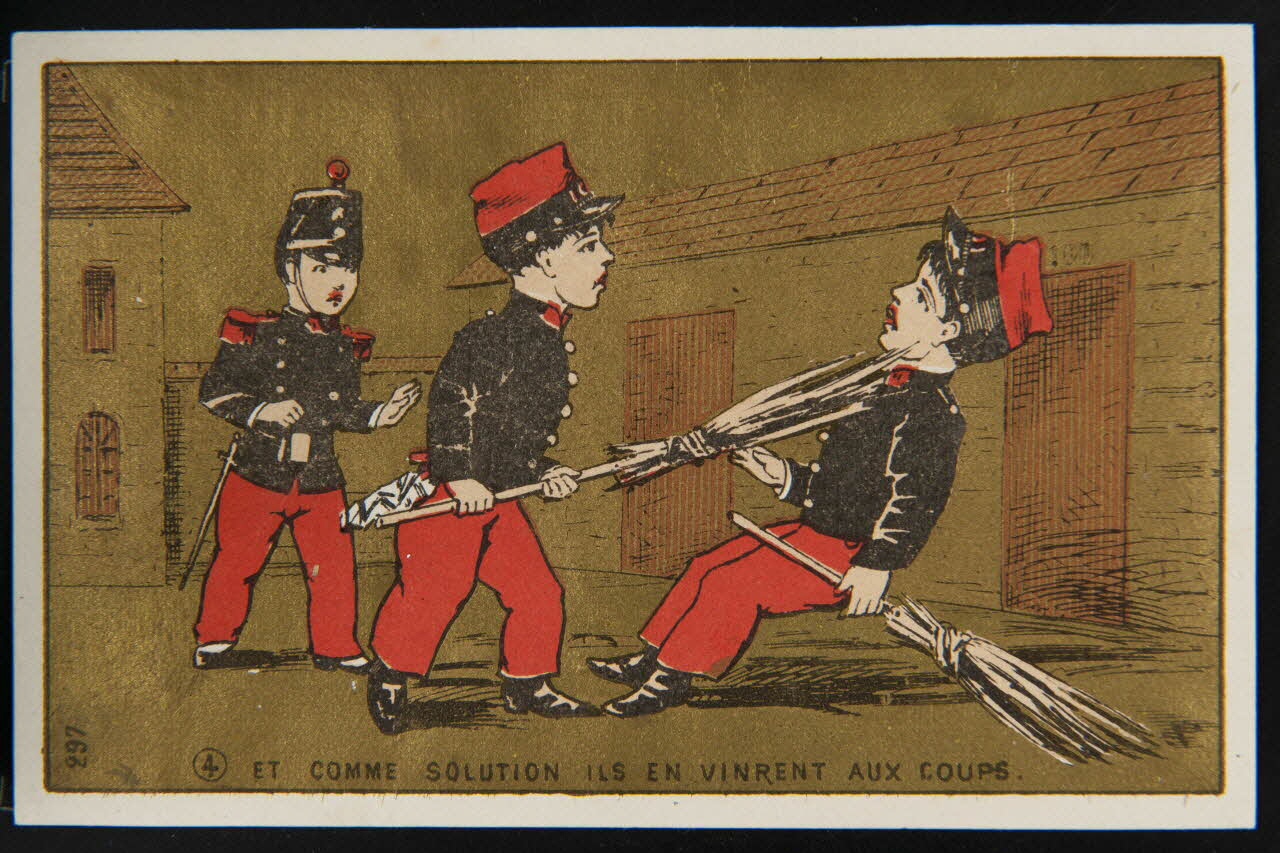 carte réclame chromo Paris 1880-1900 1995.1.1834.4 Photo