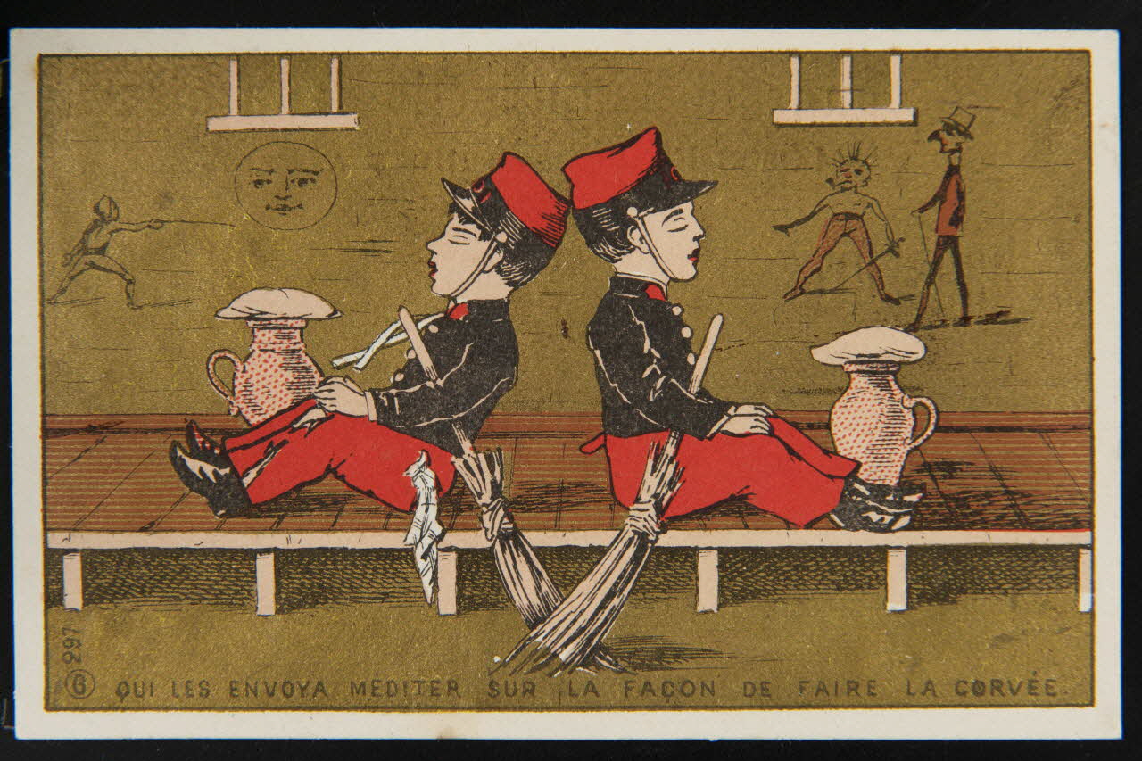 carte réclame chromo Paris 1880-1900 1995.1.1834.6 Photo